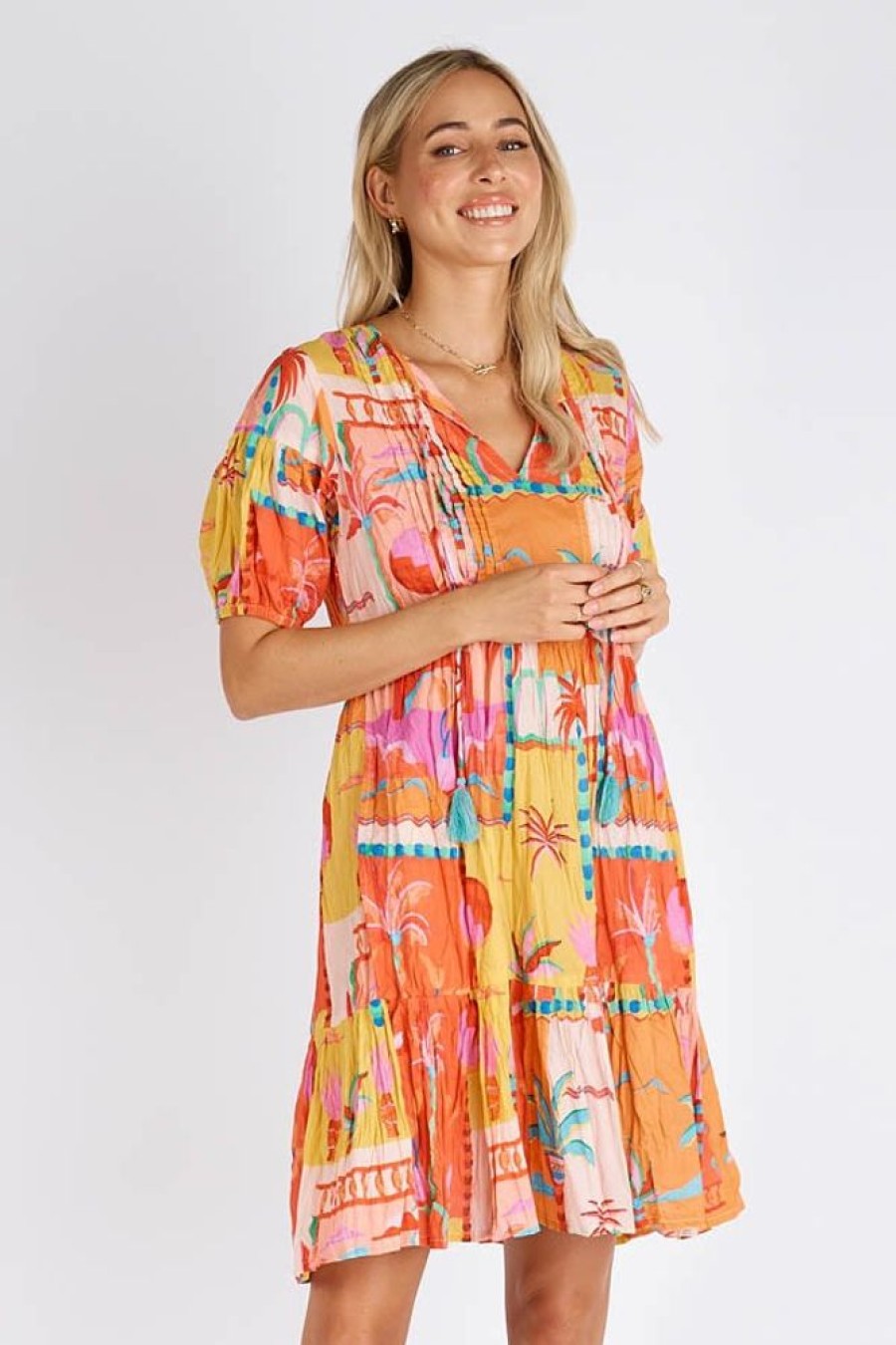 Shop LulaLife | Lulalife Zanzibar Dress Sunset