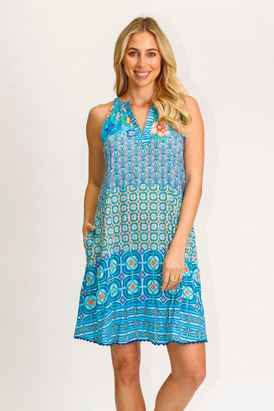 Shop LulaLife | Lulalife Lorne Sundress Ocean