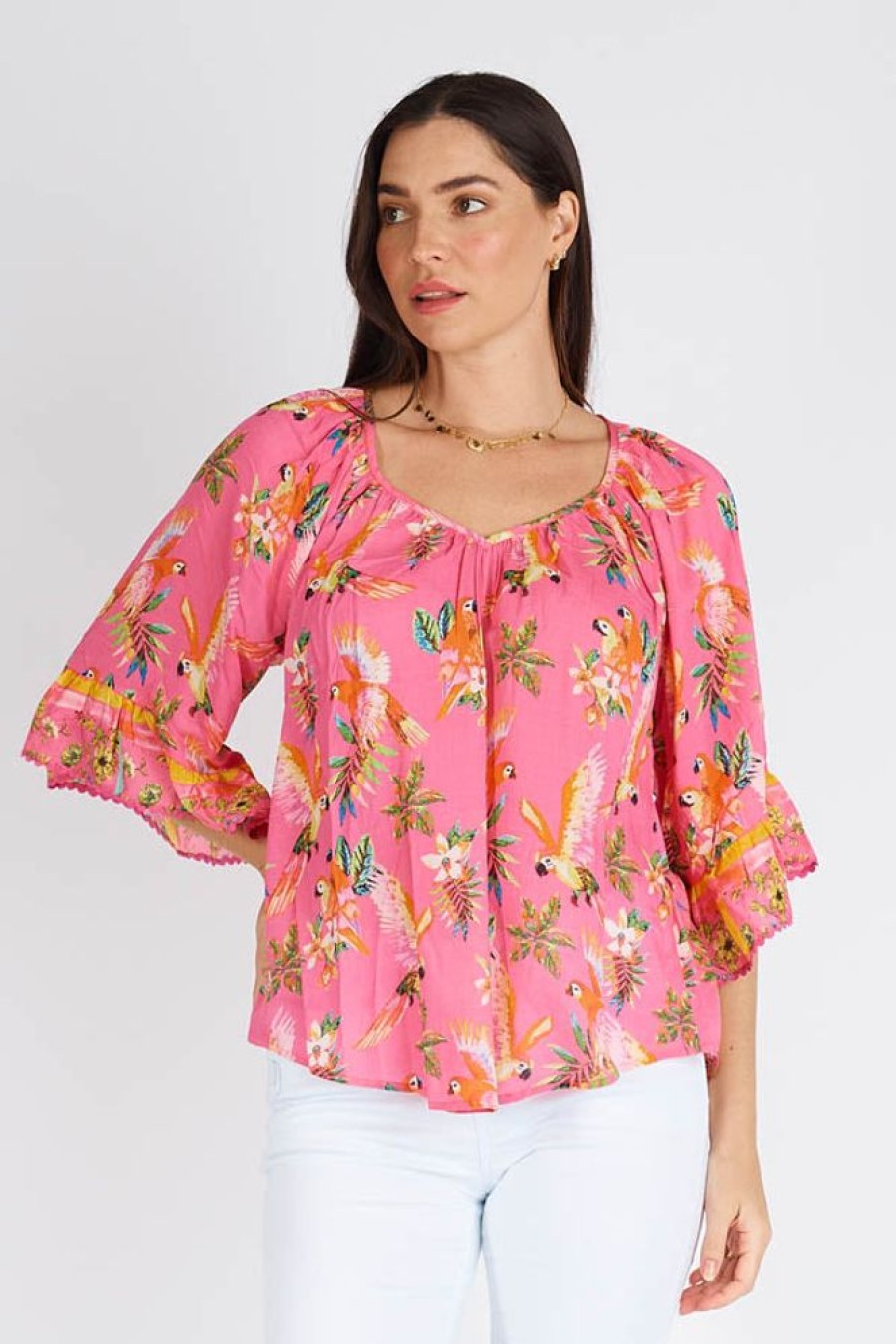 Shop LulaLife | Lulasoul Rosella Top Melon