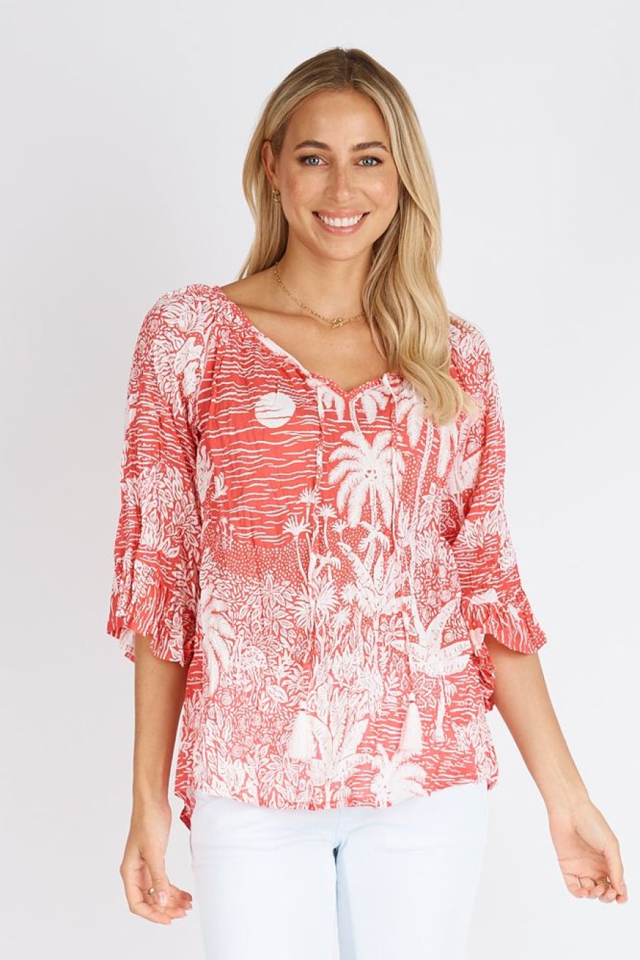 Shop LulaLife | Lulaife Tahiti Top Red