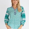 Shop LulaLife | Lulalife Pierce Top Sea