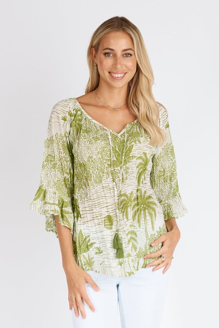 Shop LulaLife | Lulalife Tahiti Top Olive