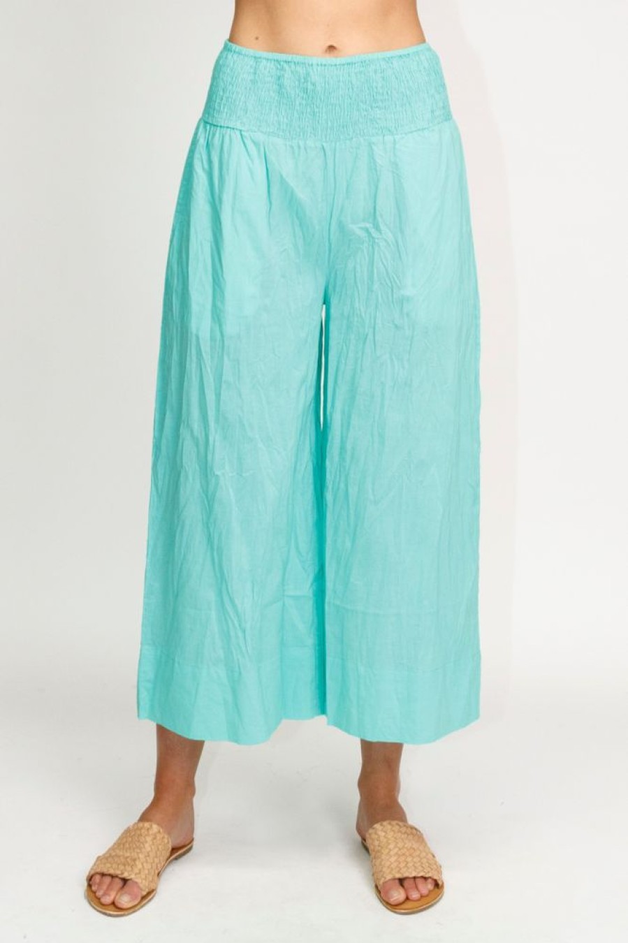 Shop LulaLife | Lulalife Gidget Shirred Pant Surf