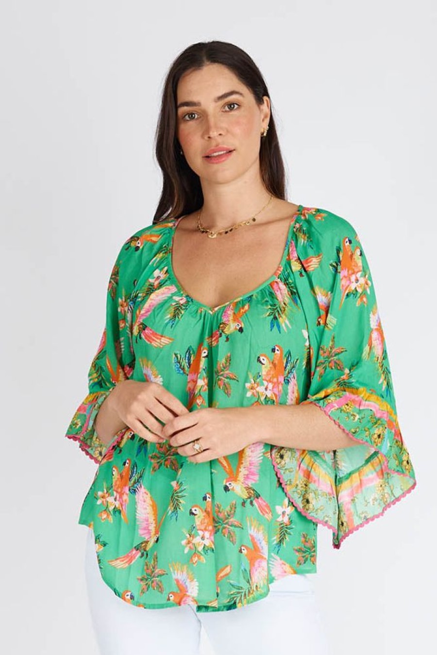 Shop LulaLife | Lulasoul Rosella Top Sea