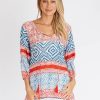 Shop LulaLife | Lulalife Teagan Top Red