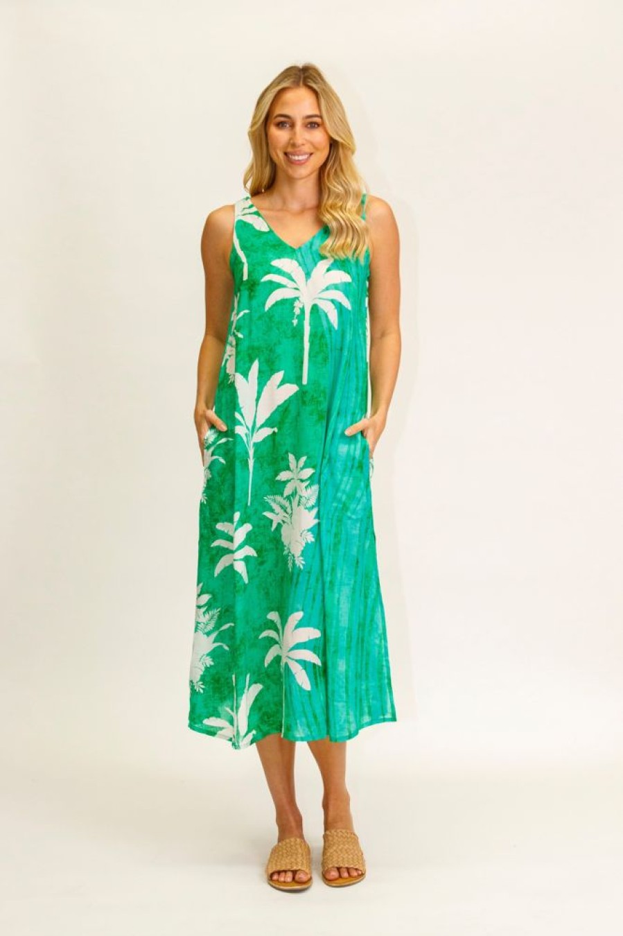 Shop LulaLife | Lulasoul Tranquil Sleeveless Midi Sea