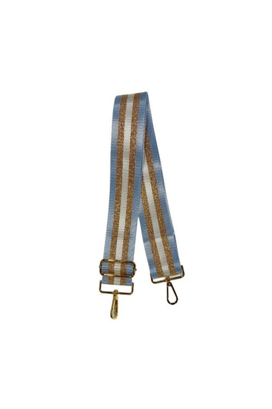 Accessories LulaLife | Stripe Sky Blue Bag Strap