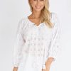 Shop LulaLife | Lulalife Charli Top White