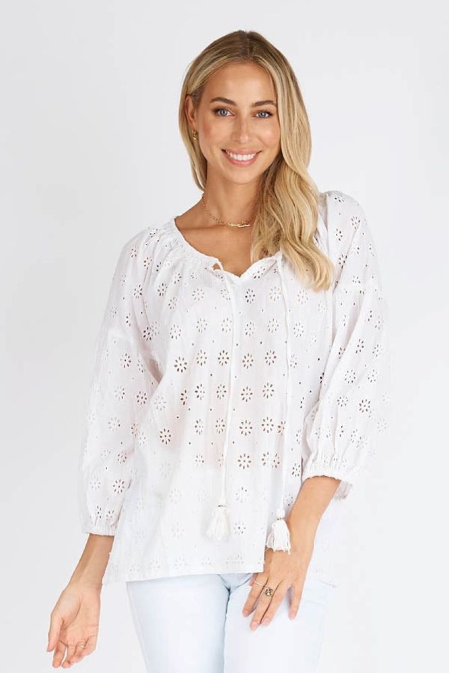 Shop LulaLife | Lulalife Charli Top White