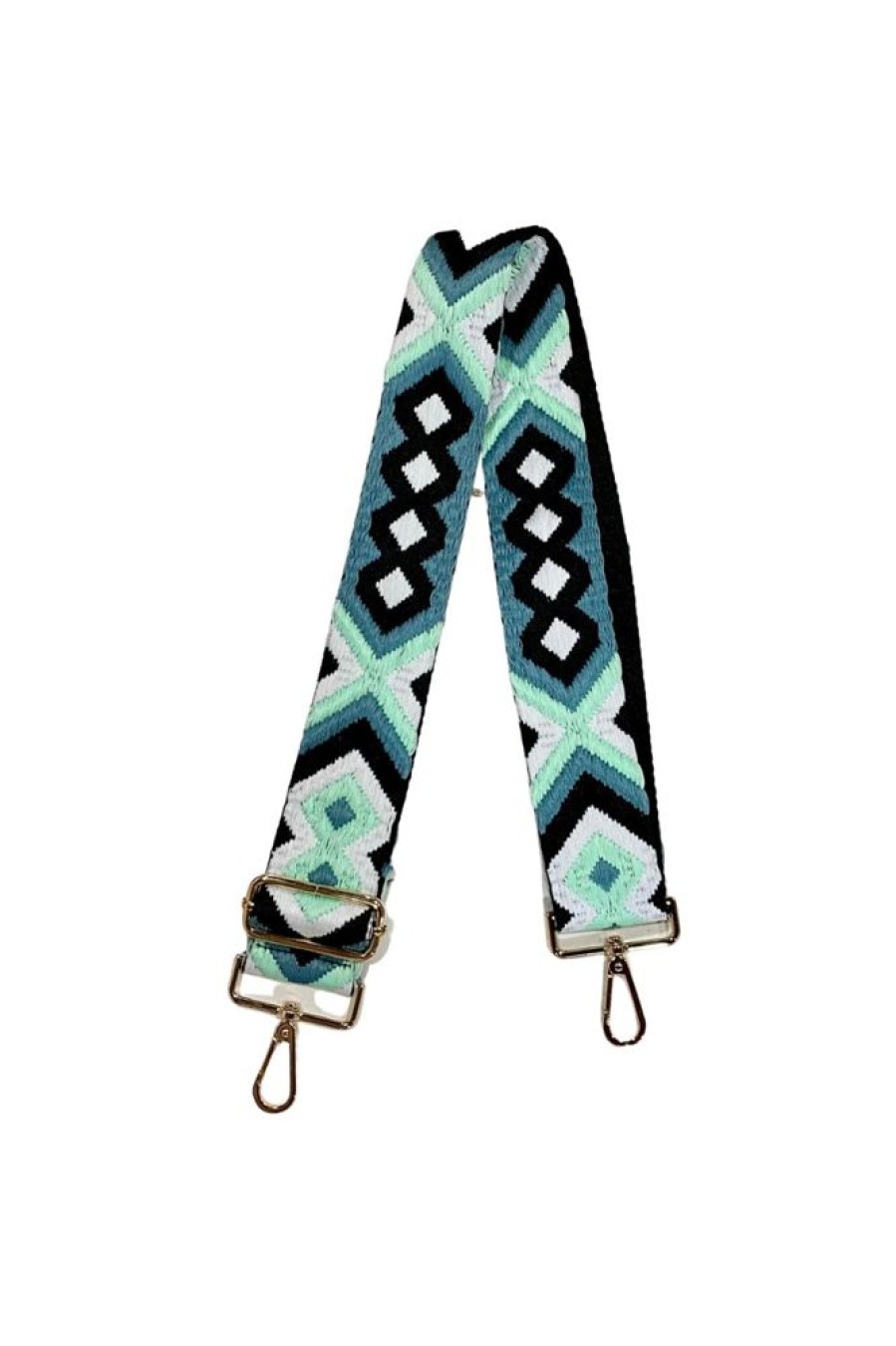 Accessories LulaLife | Aztec Navy/Green Bag Strap