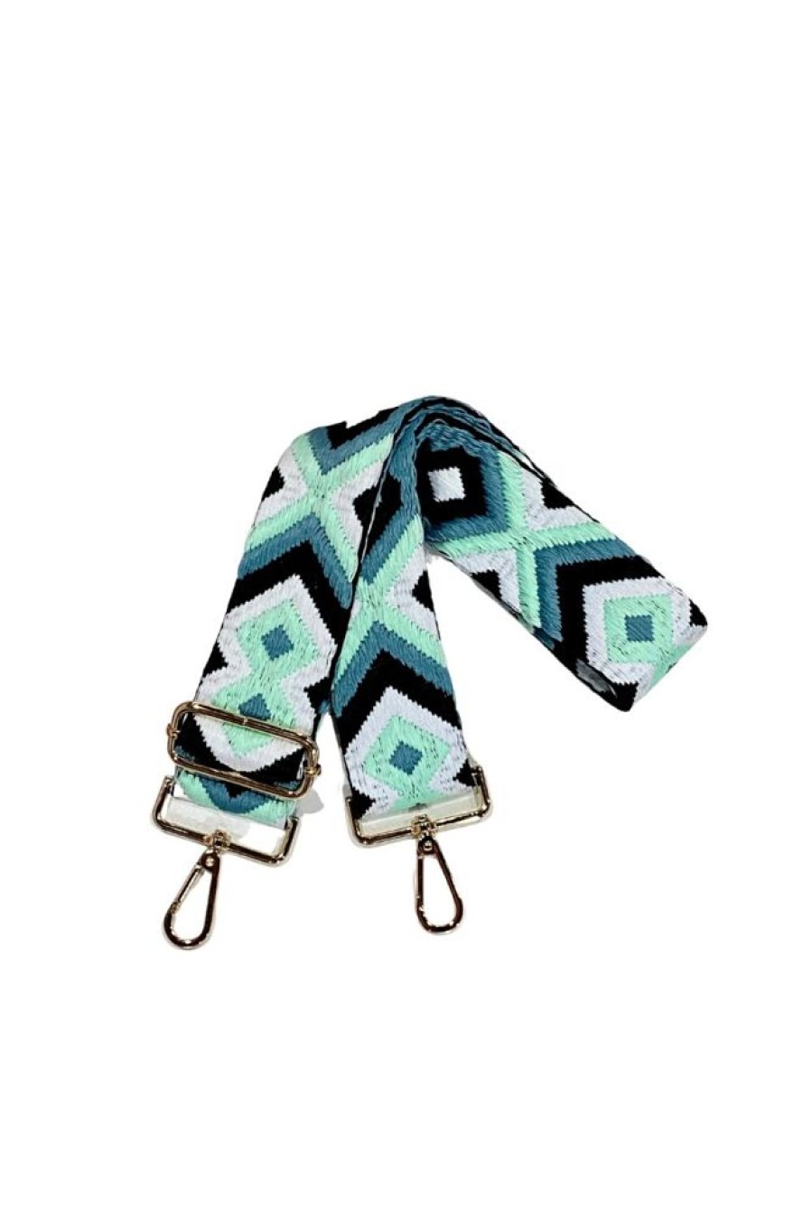 Accessories LulaLife | Aztec Navy/Green Bag Strap