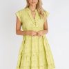 Shop LulaLife | Lulalife Finley Tiered Dress Citrus