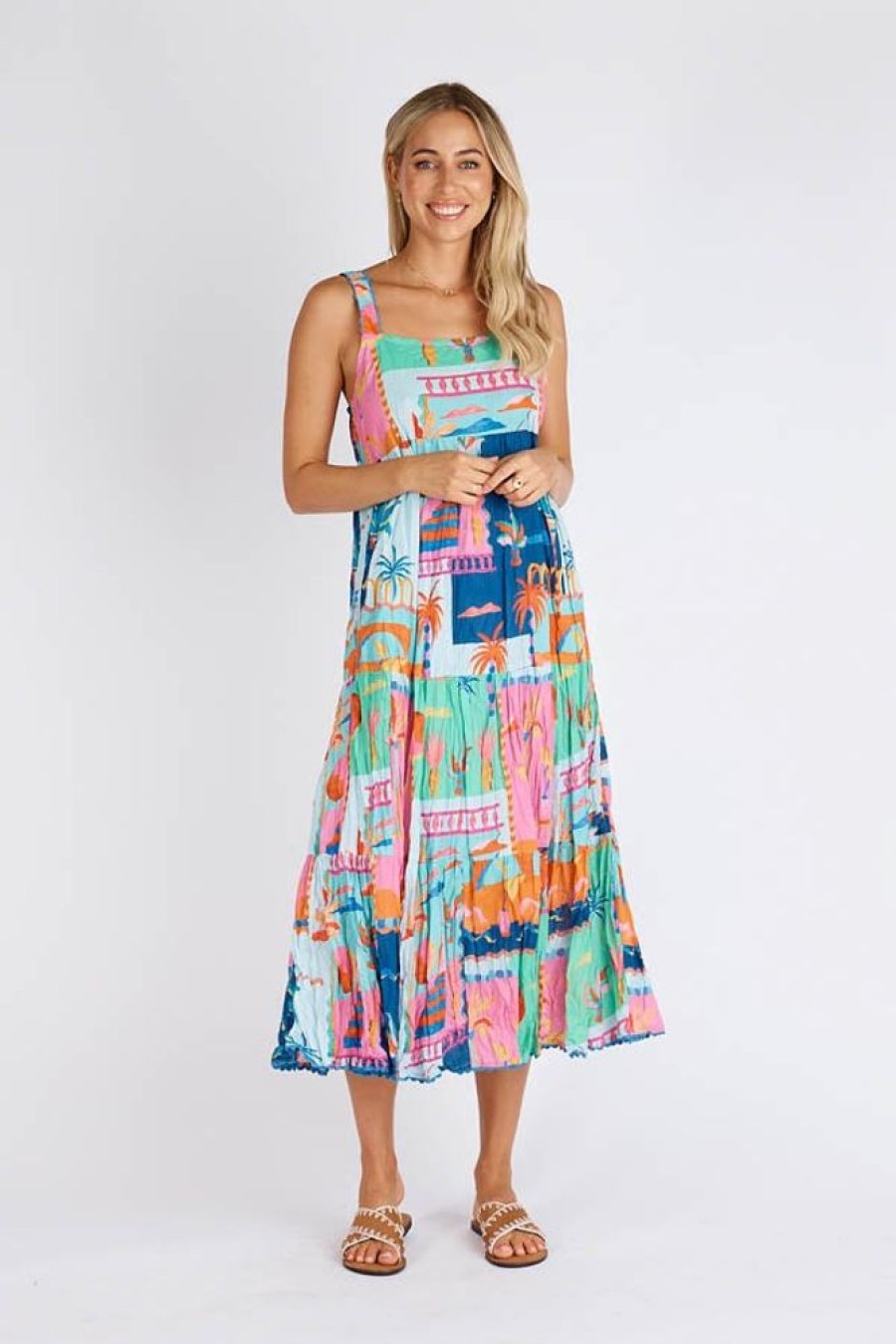 Shop LulaLife | Lulalife Zanzibar Sundress Lagoon