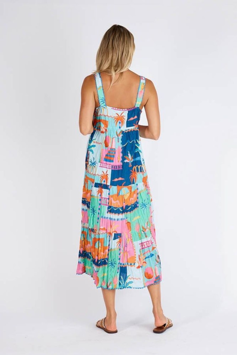 Shop LulaLife | Lulalife Zanzibar Sundress Lagoon