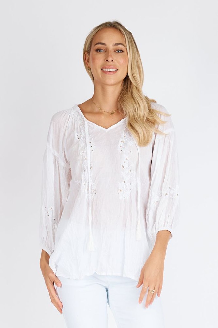 Shop LulaLife | Lulalife Luna Top White