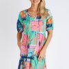 Shop LulaLife | Lulalife Zanzibar Dress Lagoon