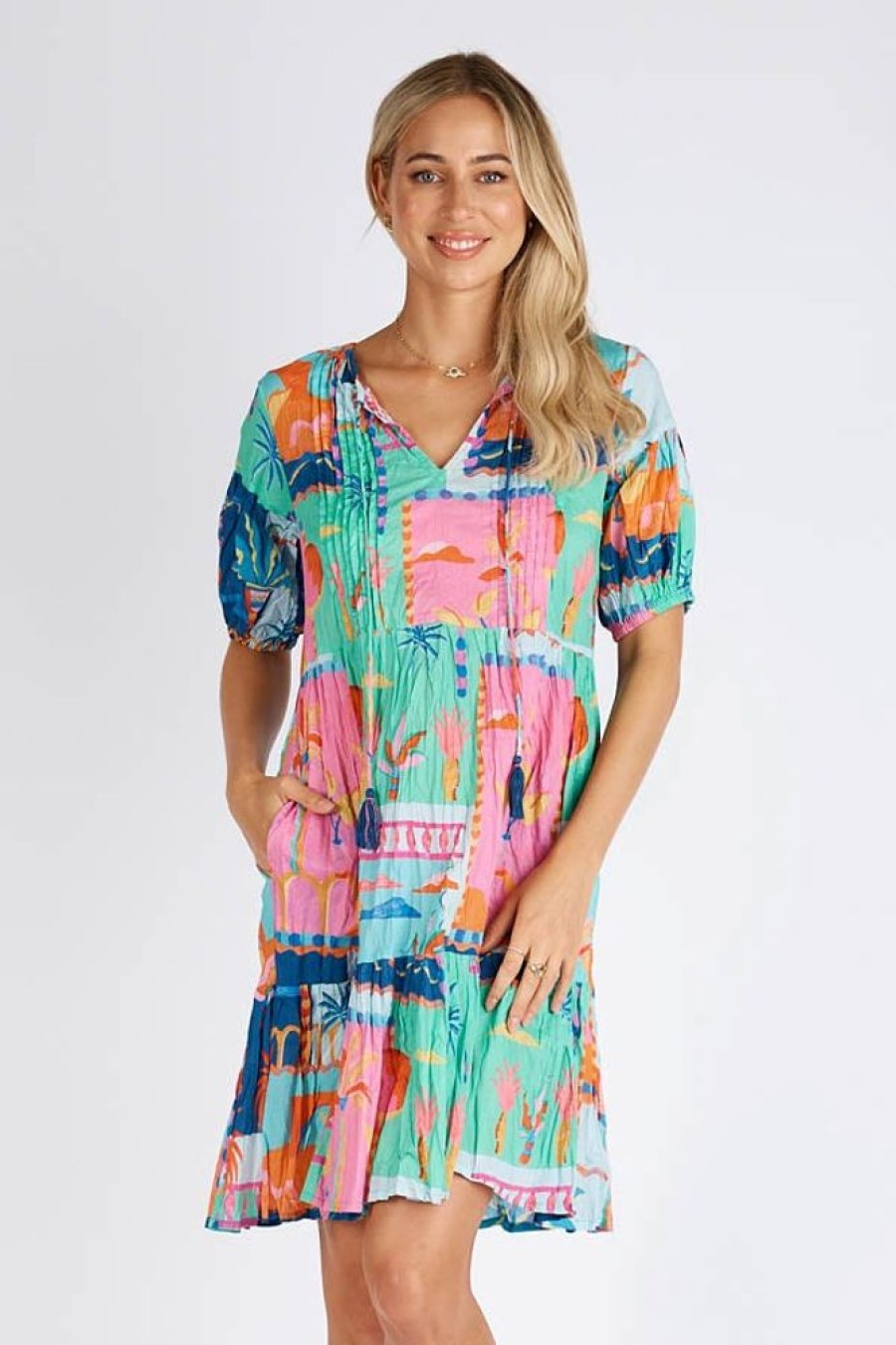 Shop LulaLife | Lulalife Zanzibar Dress Lagoon