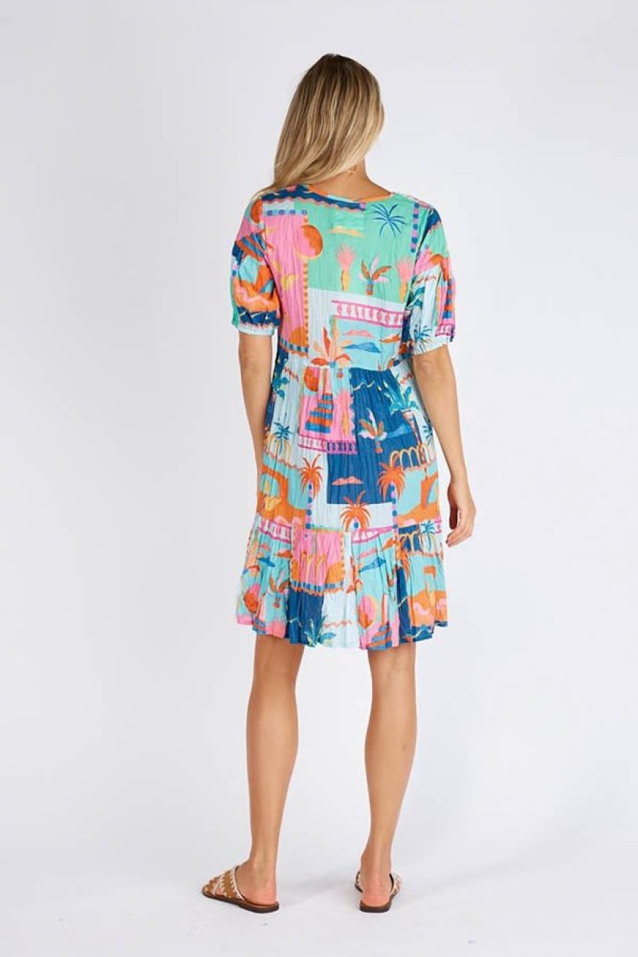 Shop LulaLife | Lulalife Zanzibar Dress Lagoon